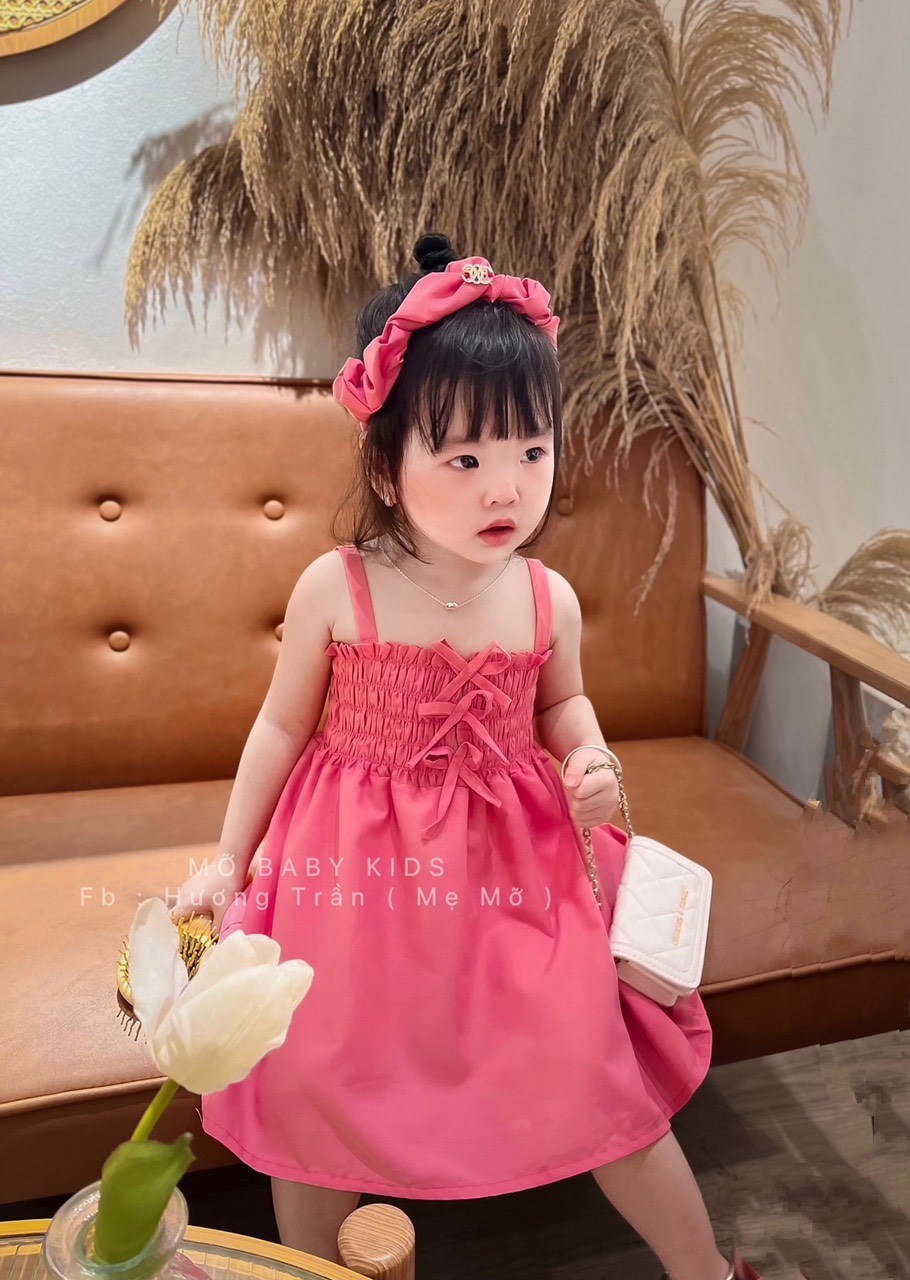 Váy công chúa hồng thêu hoa đầy tháng thôi nôi cho bé gái kèm mũ bèo tiểu  thư  Cửa hàng Bé Yêu  Chuyên sản phẩm cho mẹ và bé